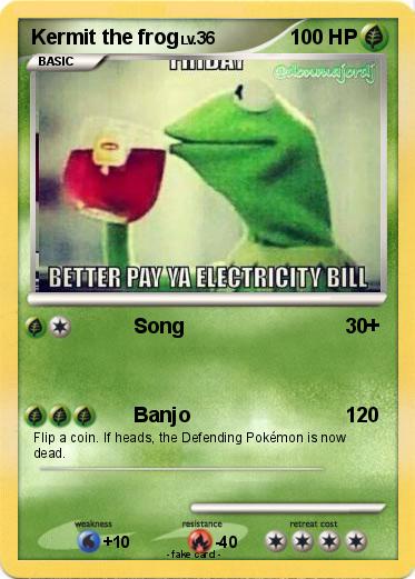 Pokemon Kermit the frog