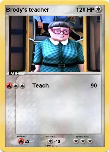 Pokemon Brody's teacher
