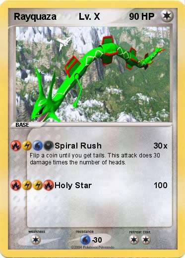 Pokemon Rayquaza         Lv. X