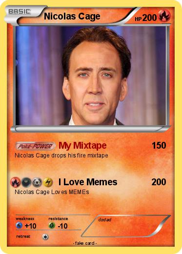 Pokemon Nicolas Cage