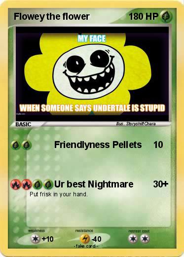 Pokemon Flowey the flower