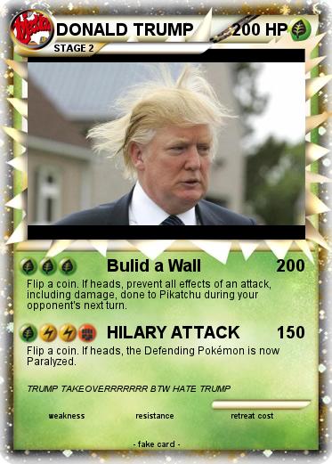 Pokemon DONALD TRUMP