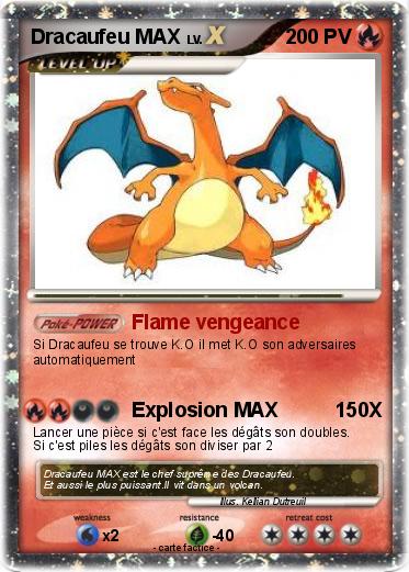 Pokemon Dracaufeu MAX