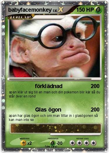 Pokemon babyfacemonkey