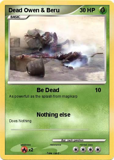 Pokemon Dead Owen & Beru