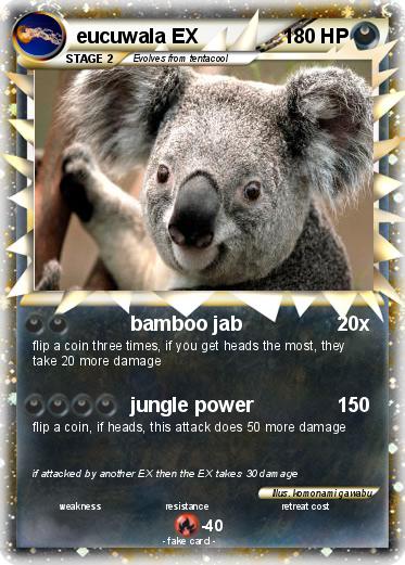 Pokemon eucuwala EX