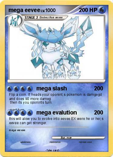 Pokemon mega eevee