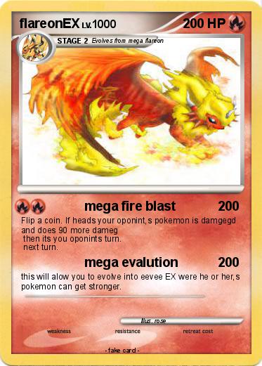 Pokemon flareonEX