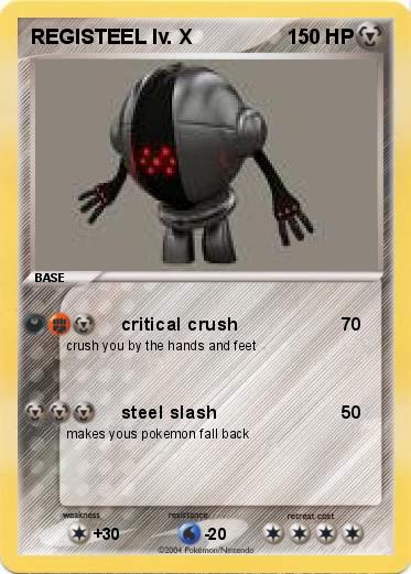 Pokemon REGISTEEL lv. X