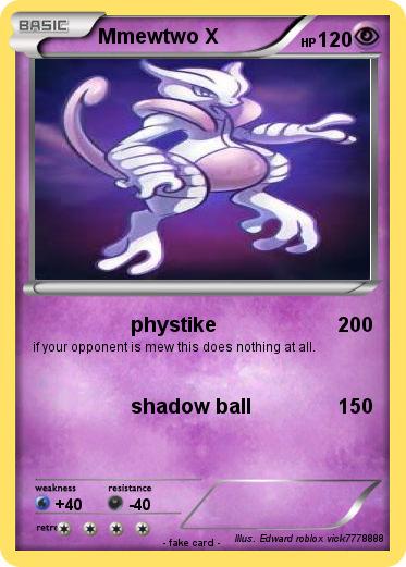 Pokemon Mmewtwo X