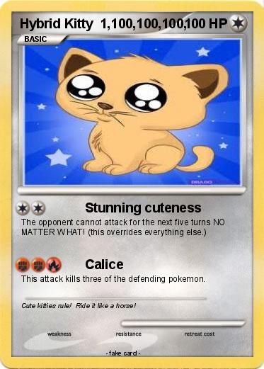 Pokemon Hybrid Kitty  1,100,100,100,