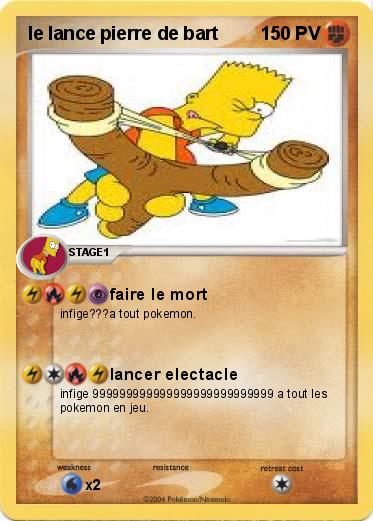 Pokemon le lance pierre de bart