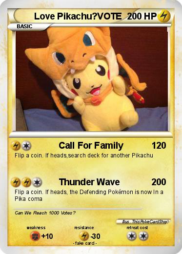 Pokemon Love Pikachu?VOTE