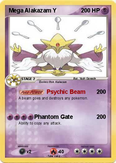 Pokemon Mega Alakazam Y