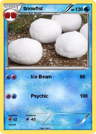 Pokemon Snowfist