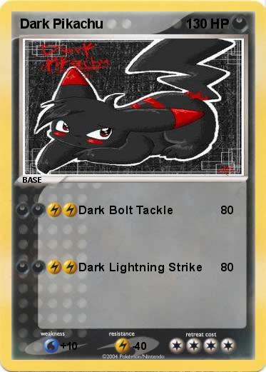 Pokemon Dark Pikachu