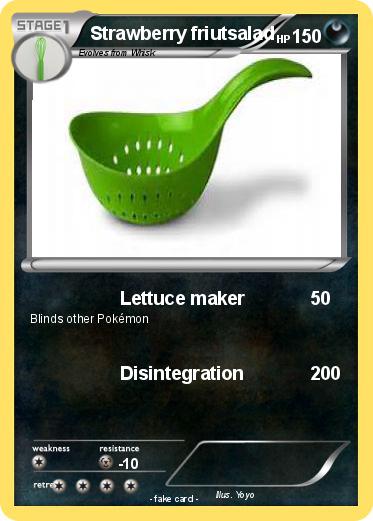 Pokemon Strawberry friutsalad