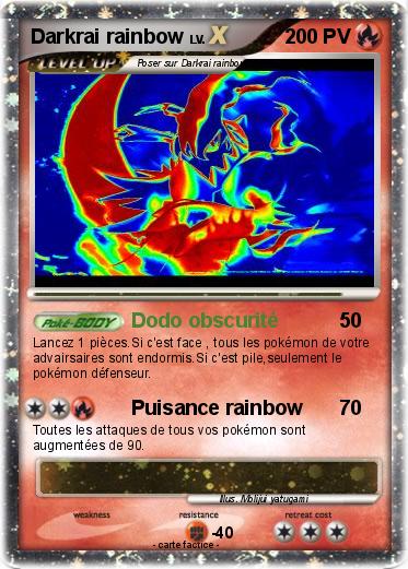 Pokemon Darkrai rainbow