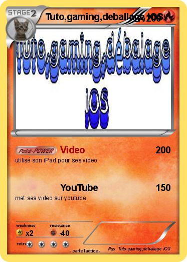 Pokemon Tuto,gaming,deballage IOS