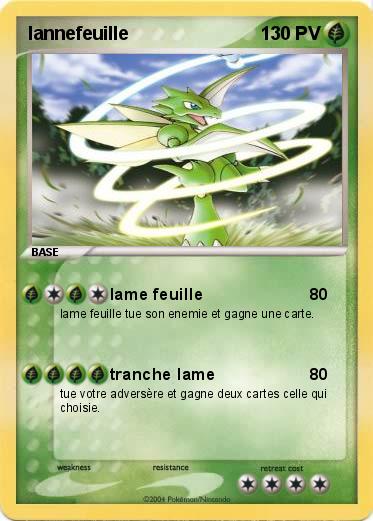 Pokemon lannefeuille