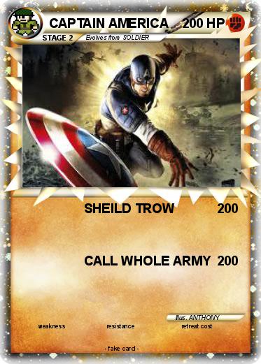 Pokemon CAPTAIN AMERICA