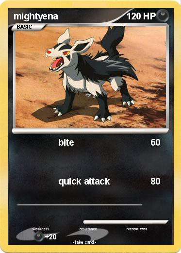 Pokemon mightyena
