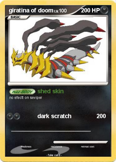 Pokemon giratina of doom