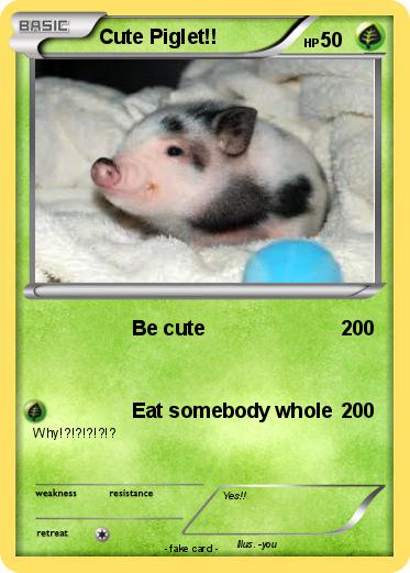 Pokemon Cute Piglet!!