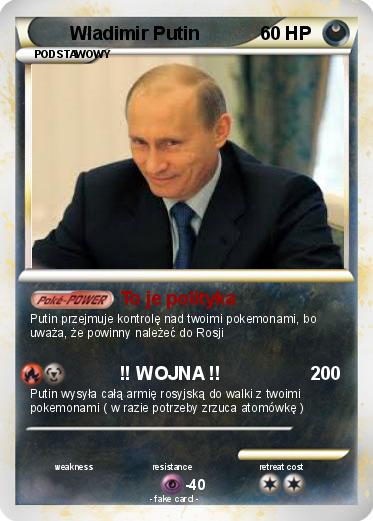 Pokemon Władimir Putin