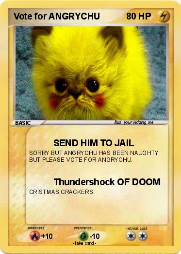 Pokemon Vote for ANGRYCHU