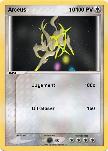 Pokemon Arceus                             10