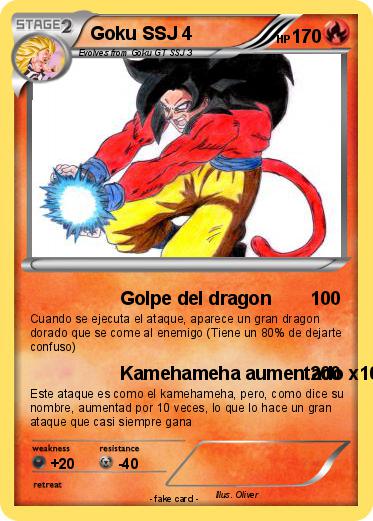 Pokemon Goku SSJ 4