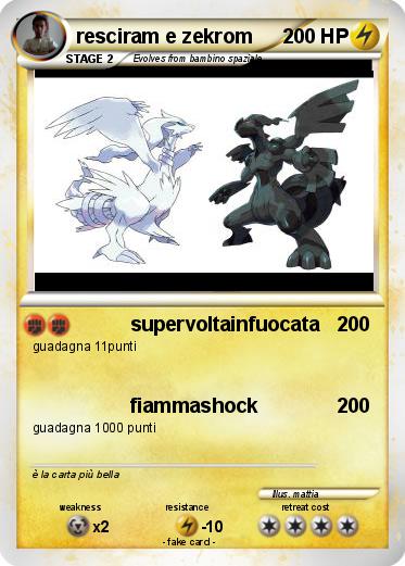 Pokemon resciram e zekrom