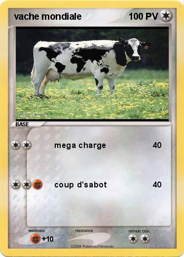 Pokemon vache mondiale