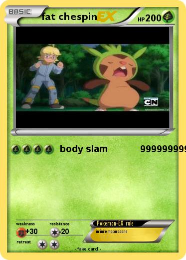 Pokemon fat chespin