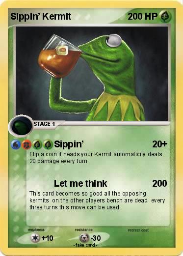 Pokemon Sippin’ Kermit