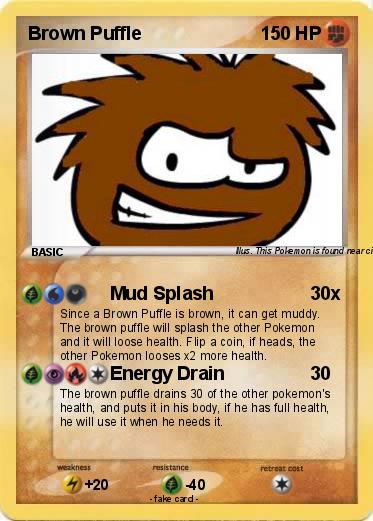 Pokemon Brown Puffle