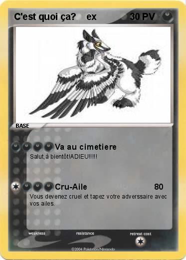 Pokemon C'est quoi ça?    ex