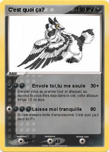 Pokemon C'est quoi ça?