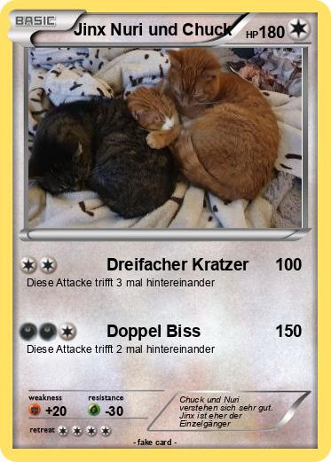 Pokemon Jinx Nuri und Chuck