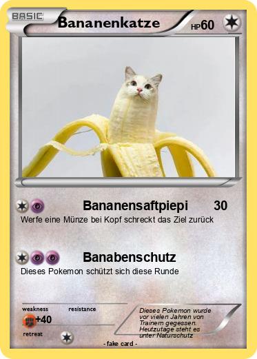 Pokemon Bananenkatze