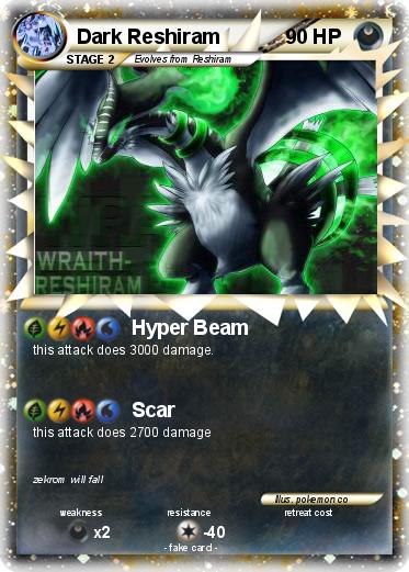 Pokemon Dark Reshiram