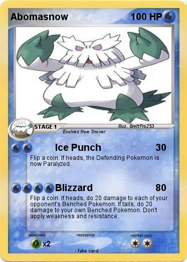 Pokemon Abomasnow