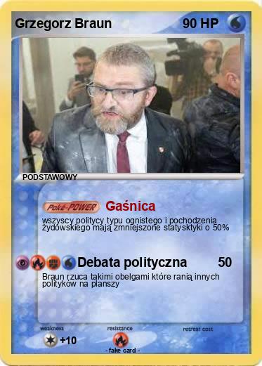 Pokemon Grzegorz Braun