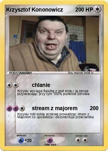 Pokemon Krzysztof Kononowicz