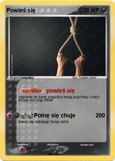 Pokemon Powieś się