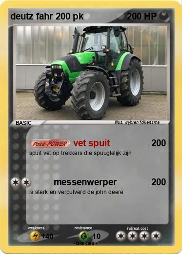 Pokemon deutz fahr 200 pk