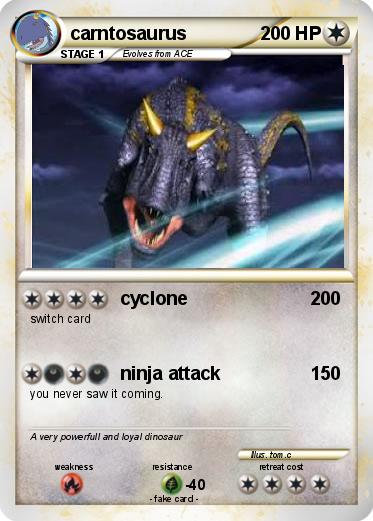 Pokemon carntosaurus