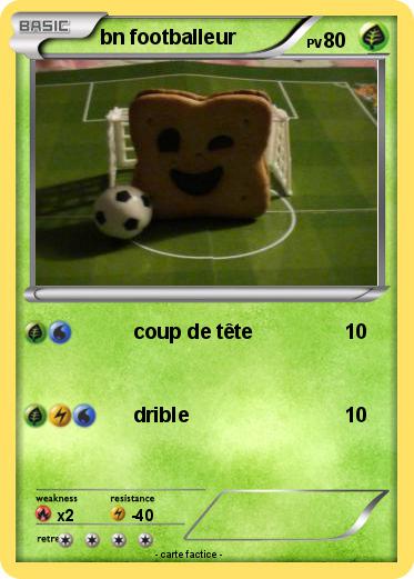 Pokemon bn footballeur