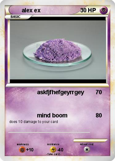 Pokemon alex ex